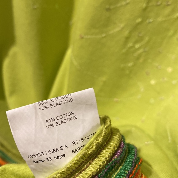 Javier simorra original tank top tie back green - Picture 6 of 7